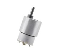 Fesjoy Motor Eléctrico de Caja de Engranajes de Alta Torsión de 37 Mm DC12V Motor de Reducción de 3,5-70 RPM, Hecho de Materiales de Primera Calidad, Fácil de Instalar, Especificaciones (30RPM)