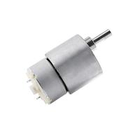Fesjoy Motor Eléctrico de Caja de Engranajes de Alta Torsión de 37 Mm DC12V Motor de Reducción de 3,5-70 RPM, Hecho de Materiales de Primera Calidad, Fácil de Instalar, Especificaciones (3,5 RPM)