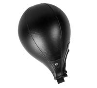 Fesjoy Muay Thai Speed Ball Kit de Pelota de Boxeo Cuero PU Ligero con Bomba Infladora para Combate (Negra)