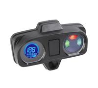 Fesjoy Pantalla Digital LCD, Velocímetro de Motocicleta de 12 V, Diseño Baja Potencia y nergética para Conductores CG125 2000-2008