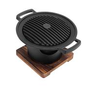 Fesjoy Parrilla Japonesa, Ideal para Porciones Individuales | Tamaño compacto, cocción rápida, superficie antiadherente, material seguro, perfecto para picnics