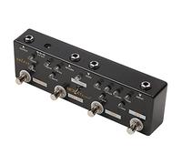 Fesjoy Pedal Multiefectos Versátil 5 en 1 True Bypass Distortion Overdrive Reverb Delay FX Loop para Guitarristas Pedal de Guitarra de Metal Adecuado para Guitarristas y Bajistas