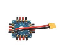 Fesjoy Placa Distribuidora de Fuente de Alimentación para Drone RC, Placa Conexión ESC con Enchufe XT60, Ideal para Modelo Avión, Tamaño Pequeño y Peso Ligero