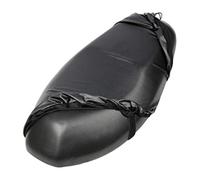 Fesjoy Protector Solar para Asiento, Impermeable y Resistente a los Arañazos, Funda Protectora para Cojín de Motocicleta, Protector Universal Asiento de Scooter con Malla Aire y Diseño Cordón + (L)