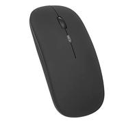 Fesjoy Ratón 5.0,2.4G BT 5.0 Wirel Slim Mouse Recargable Menos Ruido 3 DPI Regulable Luz Respirante de 7 Colores para Ordenador Portátil, Negro