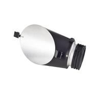 Fesjoy Reflector de Fondo Oblicuo Columnas de Luz Elípticas Capucha Fondo Antiderrames para Luz Cabello y Contorno, Estroboscópica 15,4 X 4,6 Pulgadas