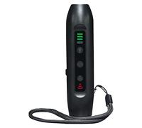 Fesjoy Repelente de perros ultrasónico con 3 modos, dispositivo portátil recargable para perros con linterna inteligente con alto brillo y pantalla