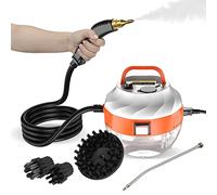 Fesjoy Steam Cleaner,2500W portátil limpiador de vapor de alta temperatura presurizado vapor máquina de limpieza con cabezales de cepillo para cocina muebles baño coche