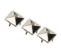 Fesjoy Tachuelas Decorativas de Cuero, Forma de Pirámide, Varios Tamaños | Latón duradero, diseño llamativo, varios colores, adecuado para manualidades y accesorios de moda.