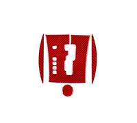 FESOKSEJ Automóvil Cubierta Panel Marco Embellecedor Adhesivo Decorativo para Panel De Caja Cambios, Control Central Interior Fibra Carbono para Caliber 2007-2008