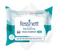 Fess'Nett - Papel higiénico de humide Sensitive Maxi pack 1 unidad (84 servilletas)