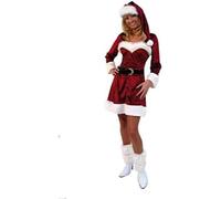 Festartikel Müller 36/38 elegante vestido de Navidad con gorro