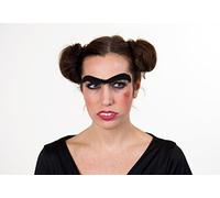 Festartikel Müller Ceja continua de Halloween de acrílico y poliéster en color negro. Dimensiones: aprox. 18 cm x 5 cm x 2 cm, 500.220.01
