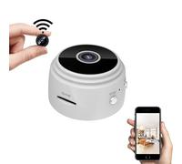 Festberg Vivocam WiFi 1080p Con Actualización Magnética, Mini Cámara Wifi, Cámara Oculta Gran Angular, Cámara Secreta Para Interiores, Cámara Espía Inalámbrica Para Interiores, Mini Cámara(Blanco,Only