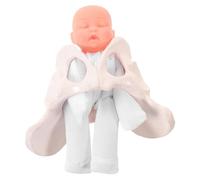 FESTFENDS 1 juego de modelo de pelvis femenina con muñeca - Modelo de demostración de parto - Pelvis flexible con posición fetal - Herramientas educativas para pacientes sobre placenta y parteras