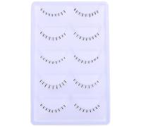 FESTFENDS 10pares Pestañas Postizas Inferiores Naturales Transparentes Duraderas Pestañas Falsas para Maquillaje Fácil y Atractivo Mujeres