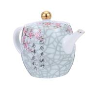 FESTFENDS 1pieza Tetera de Cerámica Esmaltada Portátil con Diseño Floral Resistente al Calor y Frío para Reuniones Casa y Oficina Taza de Té Decorativa Color Aleatorio