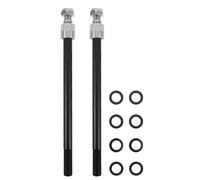 FESTFENDS 2 adaptadores de Enganche de Remolque con Eje pasante para Bicicleta - Eje de husillo M12x1.0 para conexión de buje y Remolque, Ideal para Horquillas traseras de Bicicletas de montaña y de