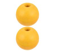 FESTFENDS 2 Bolas marcadoras de Cuerda - Perla de Espuma de PVC con Orificio pasante - Reemplazo de Tope de Amarre de Anclaje para Kayaks, canoas, trampas para cangrejos, trampas para camarones y