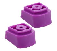 FESTFENDS 2 Piezas Bloques de Freno de Goma Púrpura para Patines en Línea, Respuesta Rápida de Frenado y Mejora de Tracción, Ideales para Patinadores Avanzados y Principiantes en Superficies