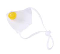 FESTFENDS 2 Piezas para Perros Transpirable con Filtro Antiniebla y Material No Tejido Blanco, Cómoda y Fiable para Proteger a Tu Mascota en Exteriores