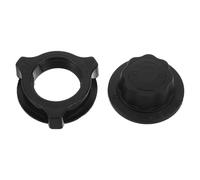 FESTFENDS 2 Tuercas de Rejilla para aspas de Ventilador de 16 Pulgadas, Tuerca de Seguridad Universal de plástico Negro, Piezas de Repuesto para Ventiladores de pie, de Mesa y de Suelo.