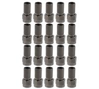 FESTFENDS 20 conectores de cable coaxial, conectores de compresión impermeables tipo F para cables RG6 de doble/triple/cuádruple blindaje, para HDTV, satélite y antenas.