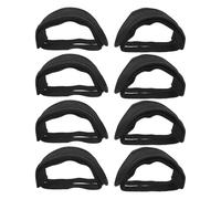 FESTFENDS 4 Pares de Correas para Pedales de Bicicleta, Correas Negras para Pedales, aptas para Bicicletas de Ejercicio o de Carretera, Ajuste cómodo y Ajustable, fijos para Mayor Estabilidad.