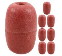 FESTFENDS 8 Bolas marcadoras de Cuerda: Perla de Espuma de PVC con Orificio pasante - Reemplazo de Tope de Amarre de Anclaje para Kayaks, canoas, trampas para cangrejos, trampas para camarones,