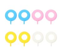 FESTFENDS 8 Piezas Protector de Reloj de Enfermera Redondo Elegante | Funda Sencilla y Creativa, Instalación Fácil, Ayuda Frente a Golpes y Caídas Accidentales Color Aleatorio