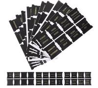 FESTFENDS 80 Piezas Etiquetas Bíblicas de Cuero Pu, en Negro, para Estudio Bíblico y Proyectos Diy, Adecuadas para Hombres y Mujeres en Devocionales