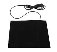 FESTFENDS Almohadilla térmica portátil USB para cintura de asiento, 4 modos de temperatura, cojín calefactable para silla de escritorio, almohadilla calefactora recargable para respaldo, trabajo,