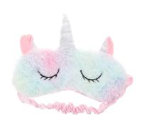 FESTFENDS Antifaz y Banda Elástica Alta Diseño de Unicornio de Tejido Suave para Dormir Cubre Ojos para Bloquear Luz Adecuado para Trabajo y Descanso