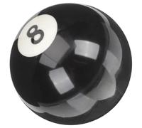 FESTFENDS Bola de Billar de Resina No 8, Bola de Práctica Precisa y Duradera, Accesorio para Entrenamiento y Juegos de Mesa en Billar Americano
