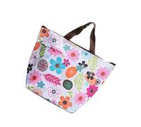 FESTFENDS Bolsa de Almuerzo de Tela Oxford Impresión, Bolsa Bento Multifuncional para Picnic y Escuela, Bolso Térmico para Mantener la Comida en Buen Estado y Accesorios de Cocina
