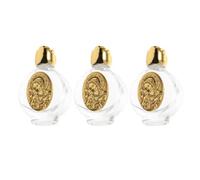 FESTFENDS Botellas de Agua de Vidrio, Reutilizables y Decorativas, Pack de 3 Unidades para Festivales y Regalos Obsequios