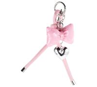 FESTFENDS Charm para Accesorios de Teléfono Lazo Rosa de Pu, Diseño Versátil y Elegante para Colgar en Funda Móvil o Bolso