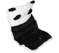 FESTFENDS Cojín de Asiento de Coche Blando Diseño de Panda de Felpa Funda Cálida y Fácil de Instalar para Interior en Frío y Compatible Mayoría de Vehículos