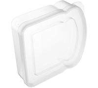 FESTFENDS Contenedor para Sándwiches Transparente Tapa, Caja de Pan de Pp en Forma de Tostada, Seguro para Alimentos y Fácil de Transportar para Eventos y Uso Diario