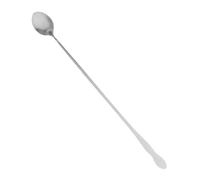FESTFENDS Cuchara de Cocina de Acero Inoxidable de 32 Cm Mango Largo, Punta Puntiaguda y Diseño en Forma de Calabaza, Apta para Lavavajillas y Medición Precisa