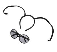 FESTFENDS Diadema Antena para Insectos y Gafas de Cosplay para, Accesorio para Fiestas y Carnavales Diseño Original de Hormiga, Abeja y Mosca