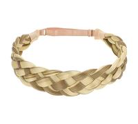 FESTFENDS Diadema Trenzada Bohemia para Mujer Fibra Resistente al Calor, Cinta Ajustable Que No Daña el Cabello para Uso Diario y Eventos Casuales