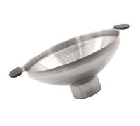 FESTFENDS Embudo de Acero Inoxidable y Diseño Versátil con Dos Asas y Boca Ancha Superficie Lisa para Cocina y Conservas para Líquidos y Sal
