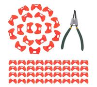 FESTFENDS Gafas Antipicoteo con de Instalación para Aves de Corral 100 Material ABS , para Granjas de Crianza Libre y Control de Conflictos