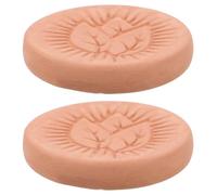 FESTFENDS Humidificadoras de Arcilla Uso Versátil Diseño de Hoja 2 Láminas para Control de Humedad en Cigarros y Paquete de 2 Piezas para Manejo
