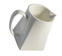 FESTFENDS Jarra Pequeña de Cerámica de 230 Ml Diseño Minimalista y Boquilla Vertedora para Servir Leche y Café en Reuniones y Tardes de Té