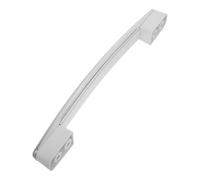 FESTFENDS Manija de puerta de armario de plástico plata, compatible con congeladores y refrigeradores, con superficie lisa, para uso en equipos comerciales de alimentos