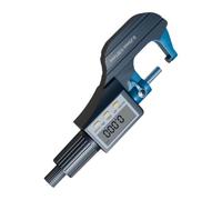 FESTFENDS Micrómetro Digital Exterior 0-25mm Calibración Precisa y Punta de Metal Endurecido para Medición Rápida y Exacta en Talleres Industriales