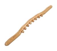 FESTFENDS Palo de Masaje Casero de Madera de Haya para Masaje y Desbloqueo de Meridianos, Varilla para Relajación y Alivio Muscular