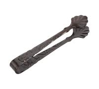 FESTFENDS Pinzas para Hielo de Acero Inoxidable Diseño Vintage de Rosa, Resistentes y Fáciles de Usar, Ideales para Fiestas de Té y Cócteles